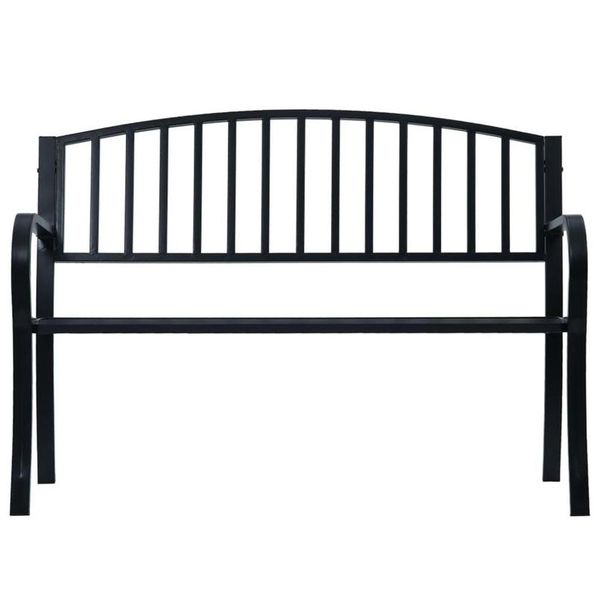

au warehousefurniture garden bench 125 cm black steel au warehousef bbycgj