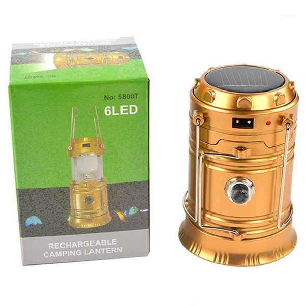 

solar power rechargeable led camping tent light torch lamp lantern ja551