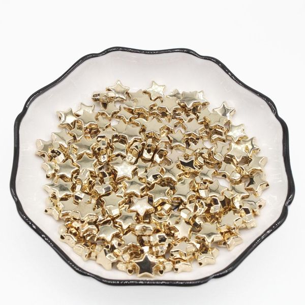 

chongai 200pcs pentagram gold ccb свободные разные бусины для ювелирных изделий diy ожерелье браслет 5x10 мм bbykkl bwkf