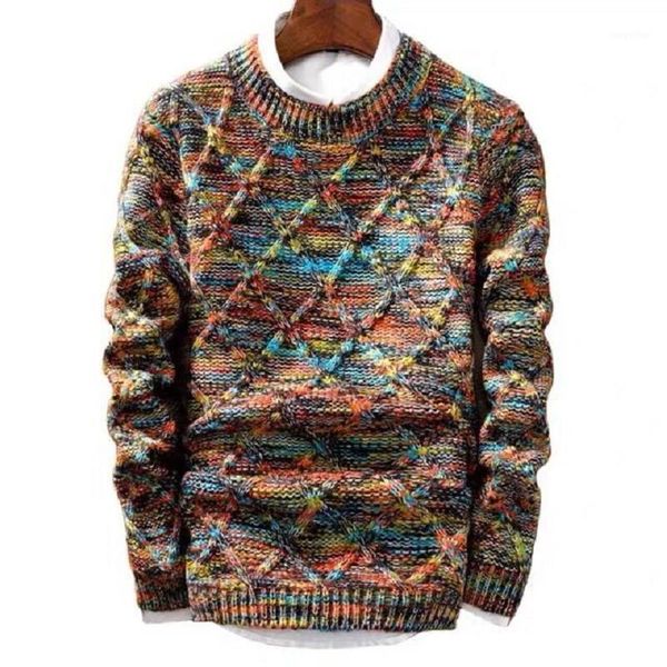 

autumn new casual men sweater cotton sweater pullovers men winter o-neck fashion warm thick jacquard sweaters1, White;black