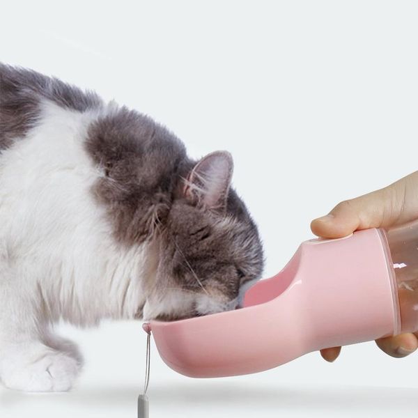 

portable pet dog water bottle puppy cat drinking water bowl food feeder for small large dogs cats outdoor travel pet wmtehw
