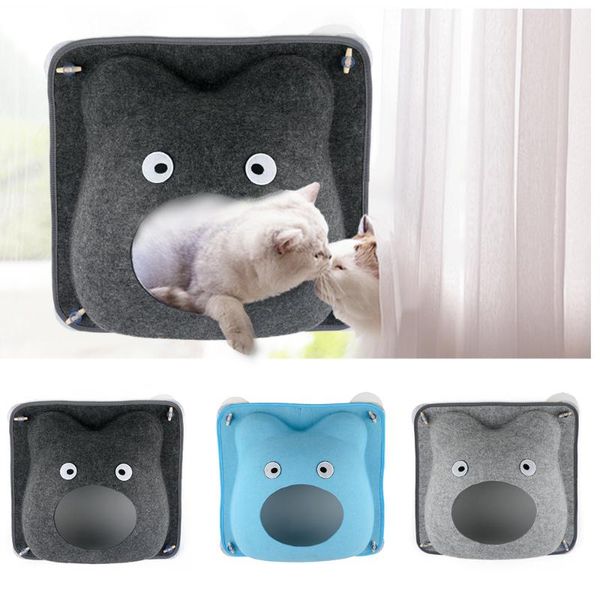 

cat beds & furniture bed pet window for hammock perch wall mount cave pod lounger suction cups warm pets puppy rest house