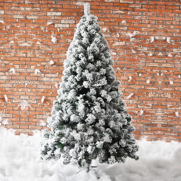 

christmas decorations artificial flocking cedar tree pvc room encryption decoration home decor craft year gifts