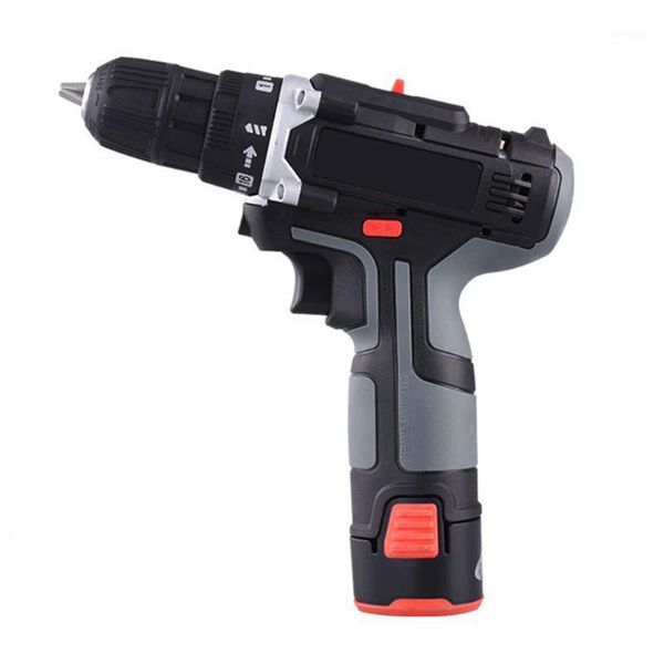 

us/eu plug 12v electric drill with rechargeable lithium battery electric screwdriver cordless screwdriver two-speed power tools1