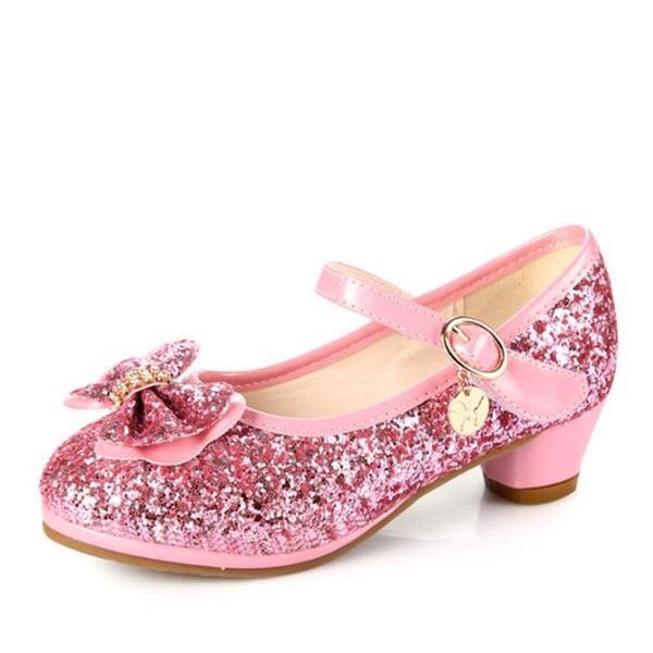 

новые детские туфли малыша принцесса детей на высоком каблуке вечеринка танцевальная производительность студент платье обувь для девочек дет, Black