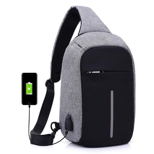 

men's chest bag hidden zipper messenger bag briefcase waist men travel bags1