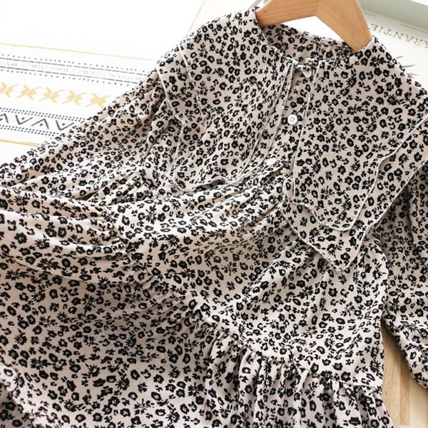 

collar children's ruffle girls chiffon navy 2021 spring princs drs, Red;yellow