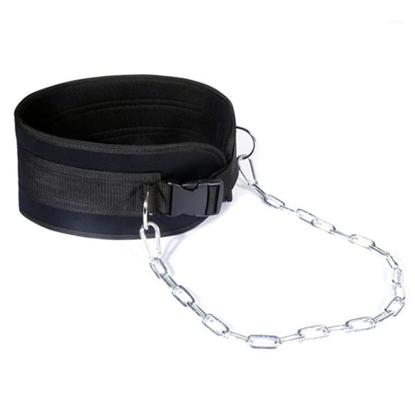 

thick neoprene weight lifting belt with chain dipping belt1