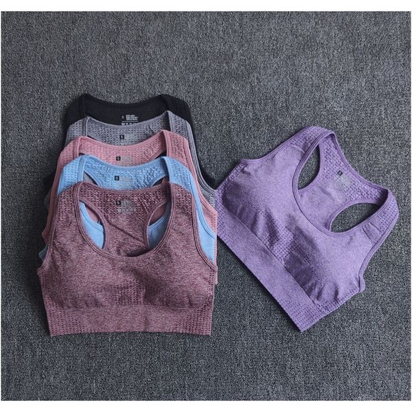 

бесшовные спортивный бюстгальтер топ тренажерный зал фитнес женские бегущие урожая топы нажимают женские тренировки мягкие йоги бюстгальтер