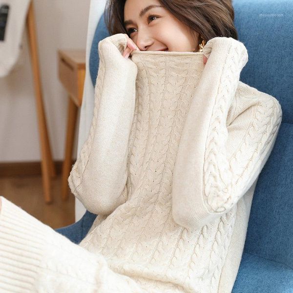

women's sweaters litvriyh style women sweater long dress wool and cashmere wweater pullover sleeve half turtleneck female pullover1, White;black