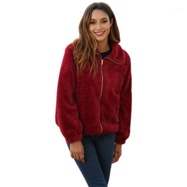 

women's thick coat 2020 autumn and winter women's mink long-sleeved fashion cardigan jacket winter coat women1, Black