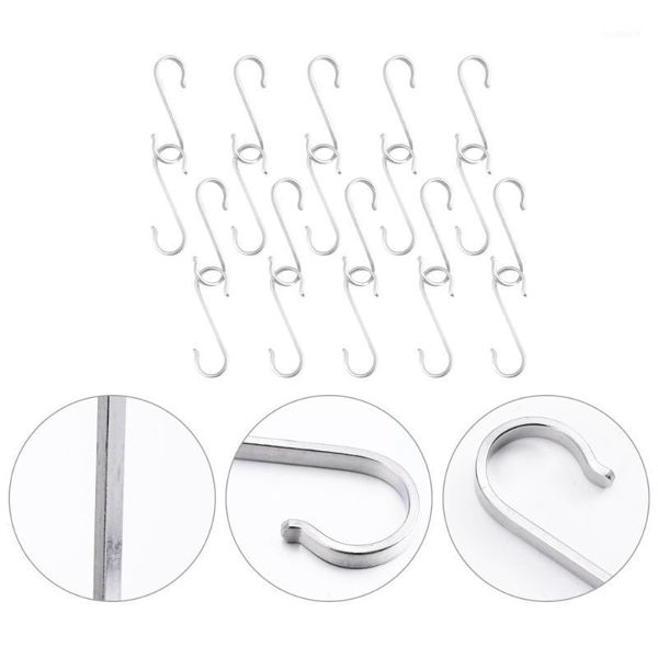 

20pcs stainless steel hooks household hanging hook for kitchen utensils1