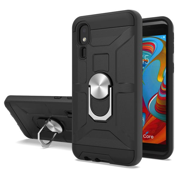 Cacined Cases Aomor ibrido con custodia per telefono ad anello per Samsung Galaxy A10S A20S A21S A71 A51 A31 TPU PC PC Cover posteriore Oppbag