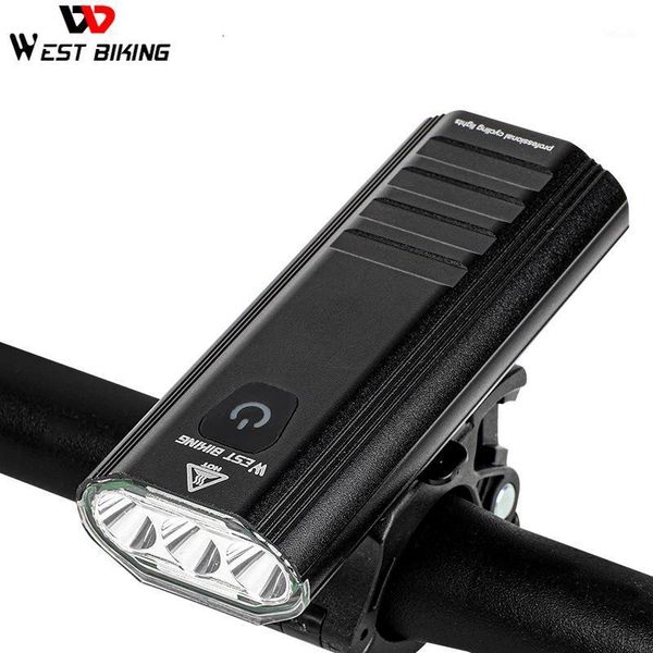 

bike lights west biking bicycle light waterproof usb rechargeable front led 5200mah cycling lamp handlebar accessories m2871