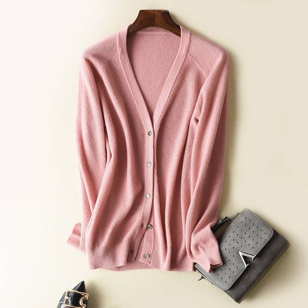 

jumpers long vneck cardigans 100% pure kashmir feminine naughties knitting jackets ladies shirt women clothes superiors girls'clothes w, White;black