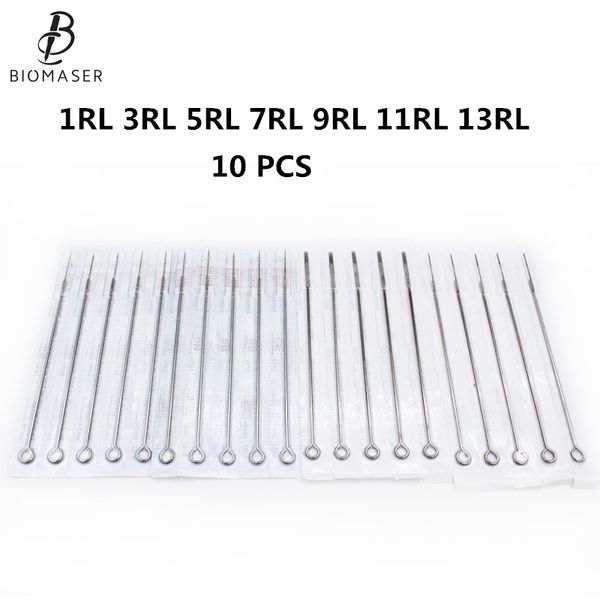 

tattoo needles stianless medical disposable permanent makeup microblading round liner needles for tattoo machine gun tattoo tool