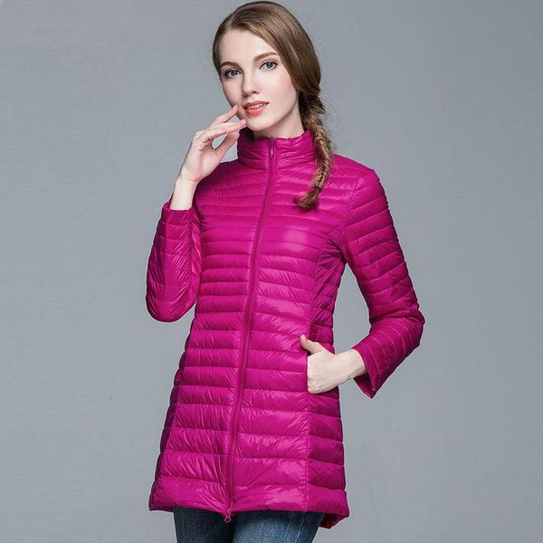 

women's down & parkas 2021 white duck winter female fashion clothing slim warm jacket women coat oversized qh0968, Black