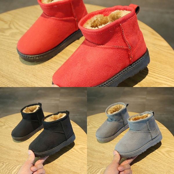 

fc3q fashion luxury women' kids girls designer motlee sandals fluff yeah slide furry plain yellow pantoufle boots slippers slides flip, Black;grey