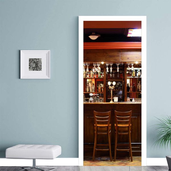 

bar counter door bedroom bathroom decoration waterproof self adhive pvc environmental protection wall paste mt162