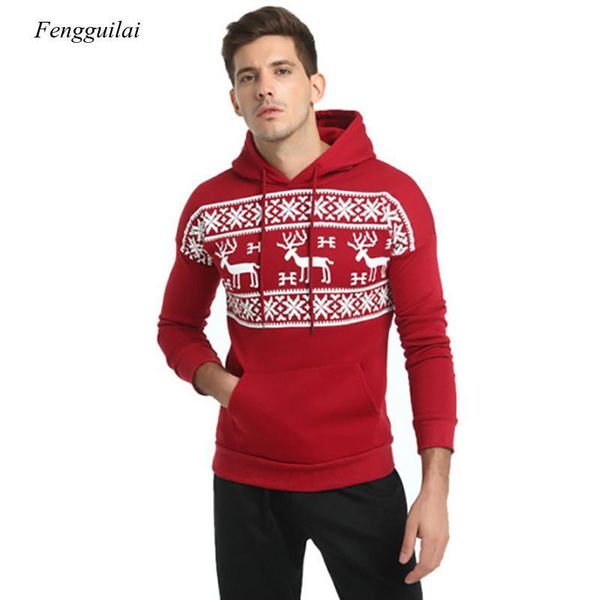 

fashion christmas snowflower prints pullover winter sweater men black sweater men's elk hood kerst trui mannen women, White;black