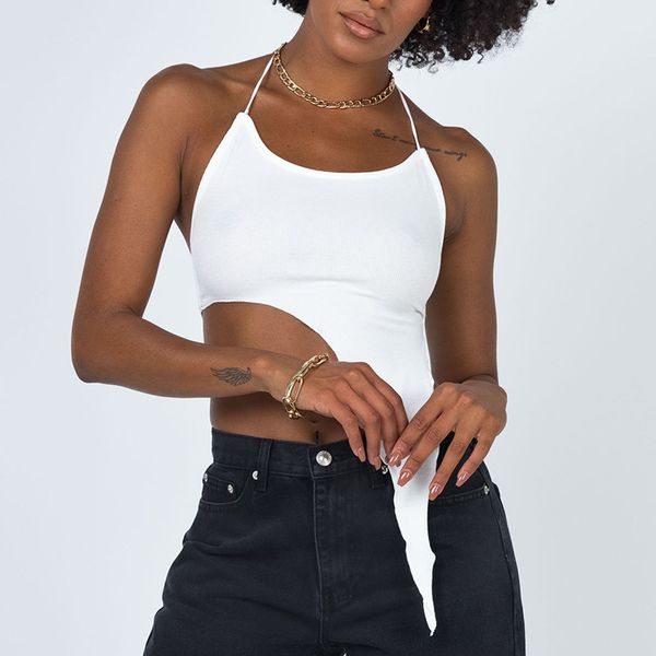 

2021 spring and summer new bra off shoulder lace up neck back women's xn5116