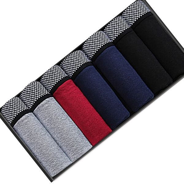 

7pcs/lot mens boxers underwear cotton boxer underpants homme boxershorts calzoncillos hombre jockstrap panties for man u convex y200415, Black;white