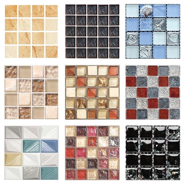 

wall stickers mosaic tile 3d stereo decoration painting 10*10