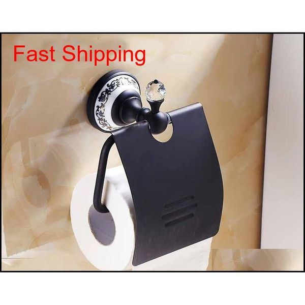 

diamond deco oil rubbed bronze toilet paper holder waterproof cover ceramic base ic83l