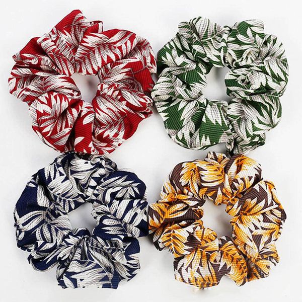 

holder 50pcs floral flamingo rope scrunchie ponytail solid houndstooth design women tie accesorios scrunchy basic hair bz6pchoreghit