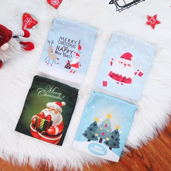 

christmas decorations multi size gift bag baby toys storage bags drawstring bundle pouch candy package holder bags1