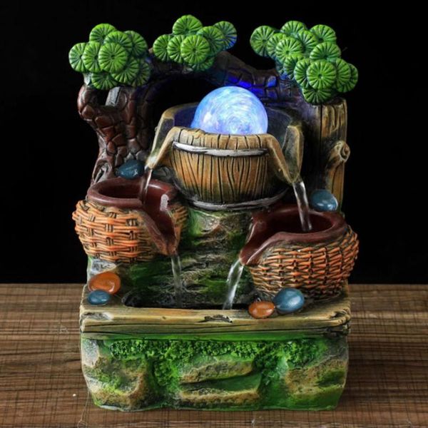 

small deskfountain rockery flowing water ornament table decoration for home office garden decoration