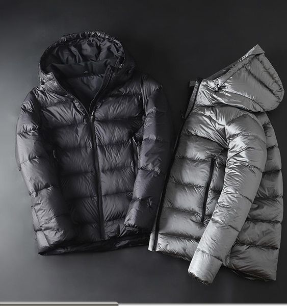 

2020 new men's hooded coat casual casual thick coat cotton, Black