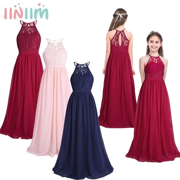 

iiniim childrens vestidos birthday party dress kids princess summer lace weeding dresses girls ball tutu prom dress teen costume t200624, Red;yellow