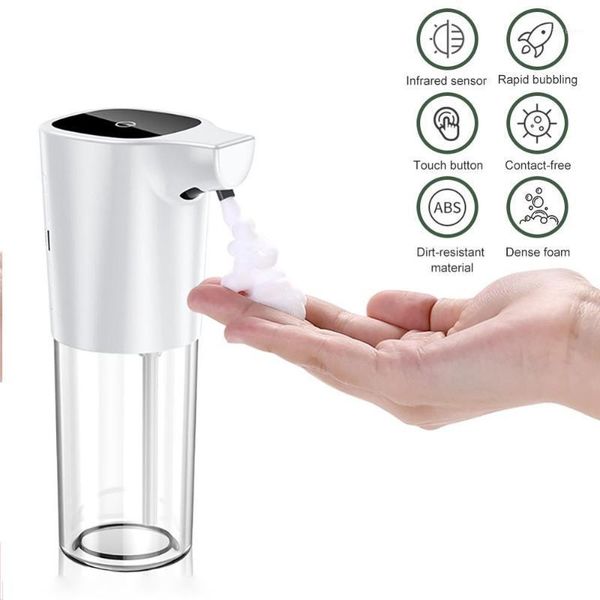 

outdoor gadgets automatic foam soap dispenser smart sensor touchless abs sanitizer dispensador for kitchen bathroom1