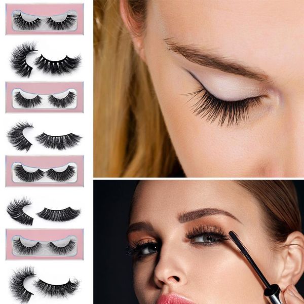 

false eyelashes natural thick long fake lashes extension tool 1pair 3d mink hair extended beauty makeup