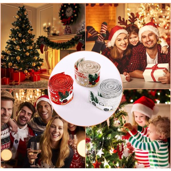 

рождественская елка лента дома офис магазин вечеринка декоративная мешковина ленты украшения автомобиля полосы рождественские елки h wmtgyr