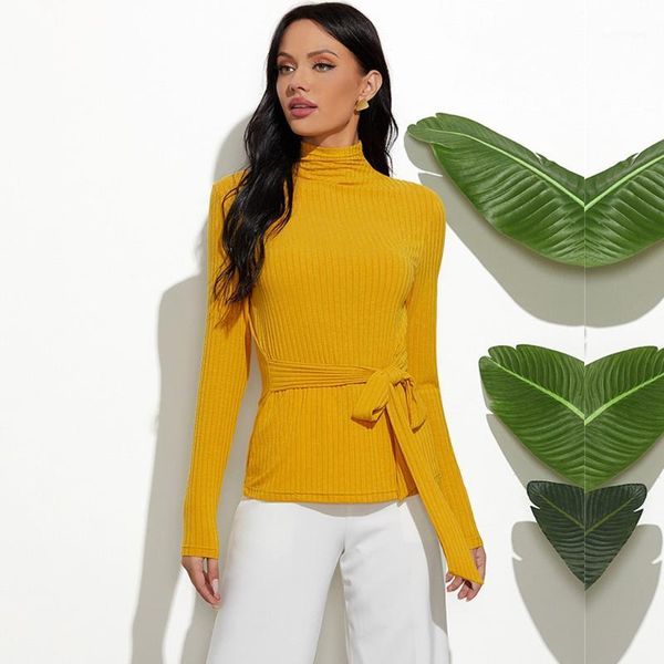 

belt tunic knitted pull femme sweter mujer 2020 ladies jumpers autumn winter pullover vintage sweater turtleneck long sleeve, White;black