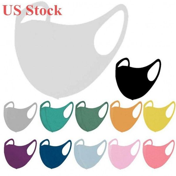 

fashion 2021 face mask kids masks ice silk dust proof children party masks black red celebrity thin breathable mouth mask f9272