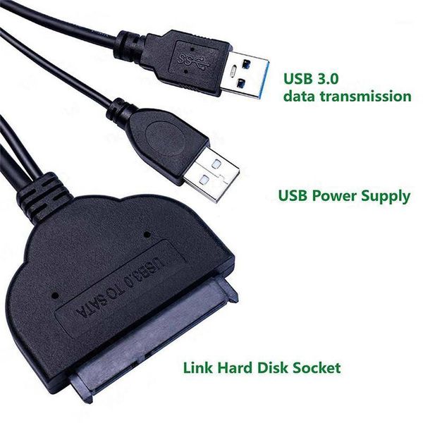 

computer cables & connectors 7+15 pin 5 gbps sata to usb 3.0 adapter hard disk drive converter cable for 2.5 inch hdd ssd enclosure1