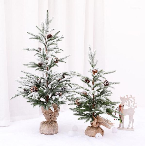 

christmas decorations pine cone tree with white for home village style1