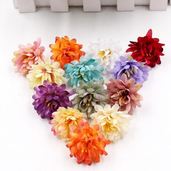 

20pcs/lot gradient carnation artificial flowers for wedding home decoration diy craft wreath scrapbooking gift fake flow jllbhp
