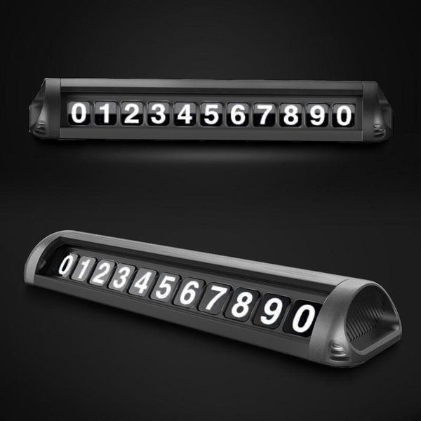 

hidden switch telephone number card sticker temporary car parking card plate phone number card plate for car styling accessories h wmtdgy