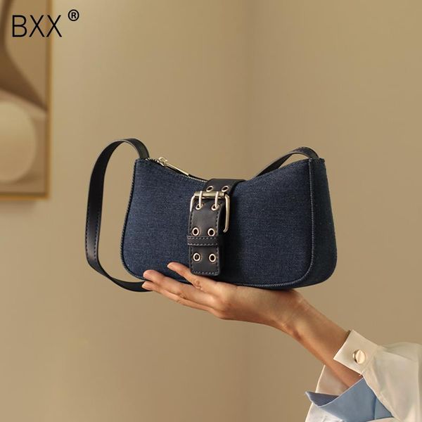 

cross body [bxx] ladies vintage denim bags for women 2021 fashion crossbody shoulder hand bag lady trend handbags and purses hq621