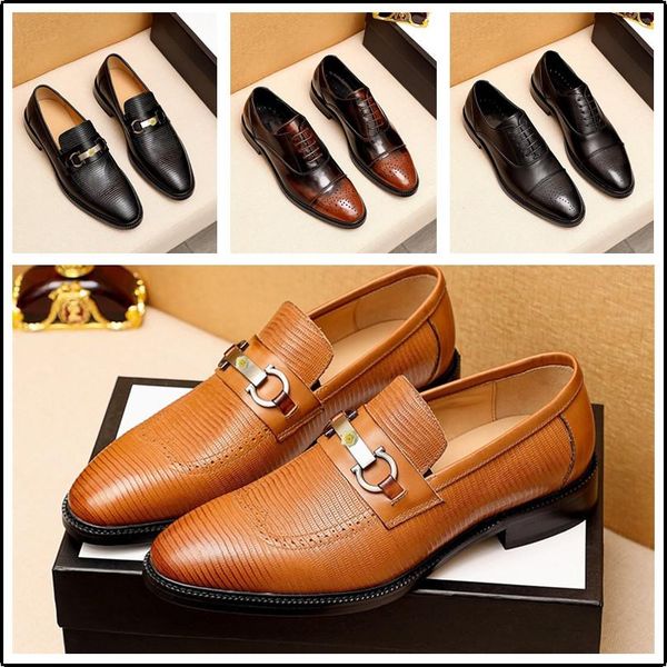 

q7 full brogue men casual dress shoes white patchwork color oxford genuine leather formal shoes party gentleman british 11, Black