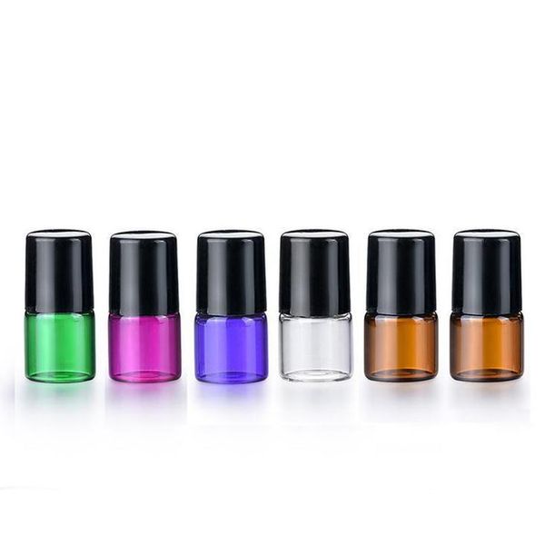 

wholesale 1ml 2ml metal roller bottles for essential oils mini glass roll on bottles wmtdsz pthome