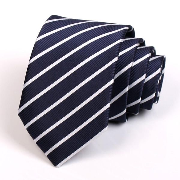 

bow ties men's classic business tie 2021 7cm blue striped for men fashion formal neck suit work necktie, Black;gray