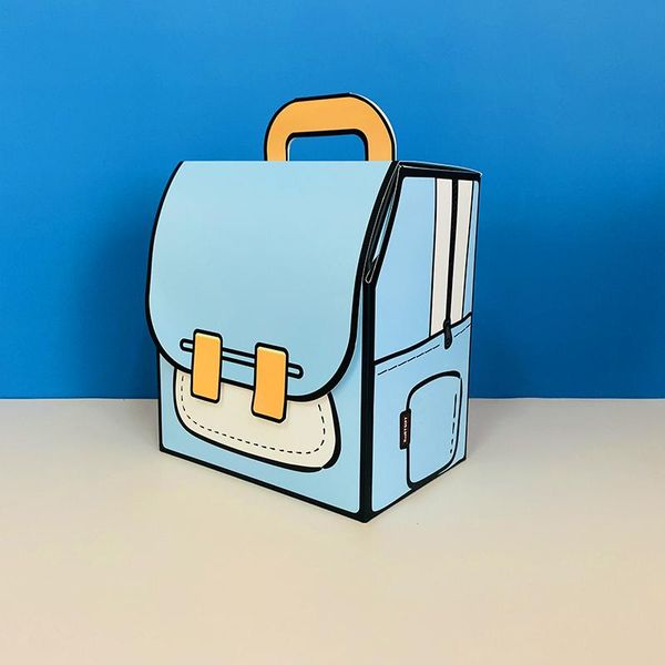 

stobag 3шт 20.5x14.5x23cm schoolbag gift box baby shower birthday party закусочная выпечка пищевая упаковка вид ребенок благосклонности бума