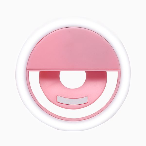 

mobile phone selfie ring light lens beauty circular fill light lamp usb charging portable clip for p camera