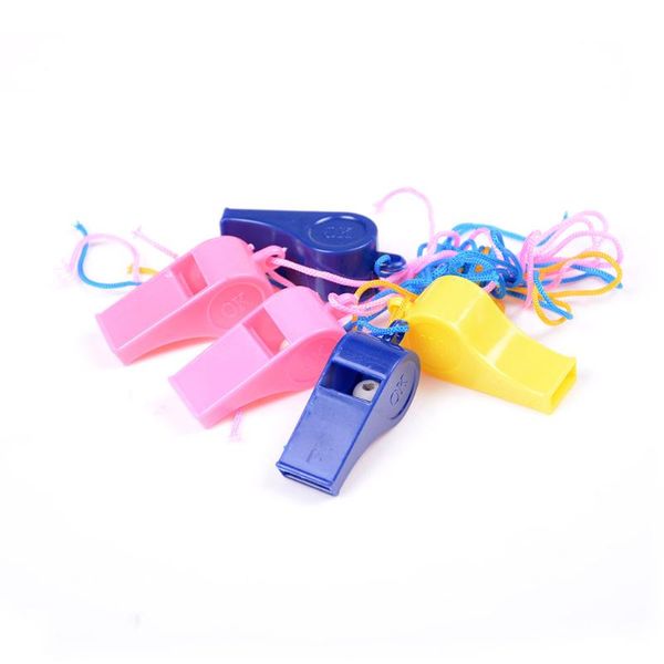 

5pcs random color whistle referee whistle soccer cheerleading basketball referee dolphin