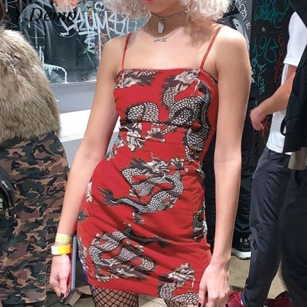 

new fashion vintage chinese style dragon printing soft slim women party mini dress drop shipping, Black;gray
